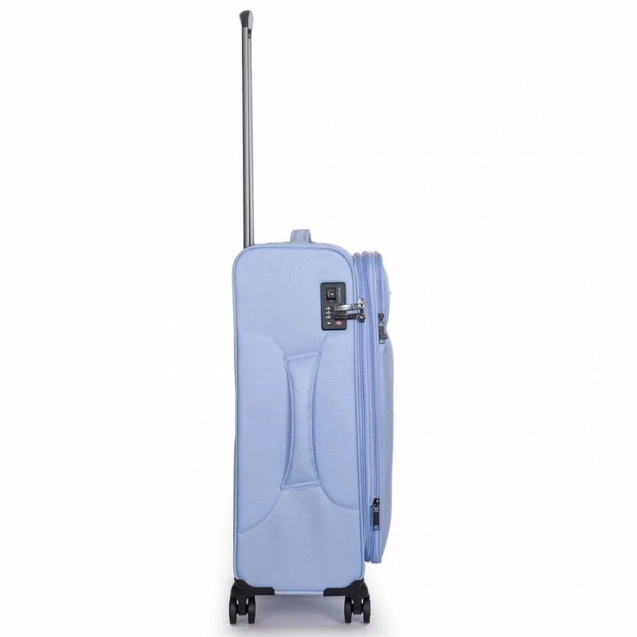 Stratic Light Plus 4-Rollen Trolley M 68 Cm Light Blue 7 Stratic Light Plus 4-Rollen Trolley M 68 Cm Light Blue – Bild 5