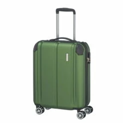 Travelite City 4-Rollen Trolley S 55 Cm Grün