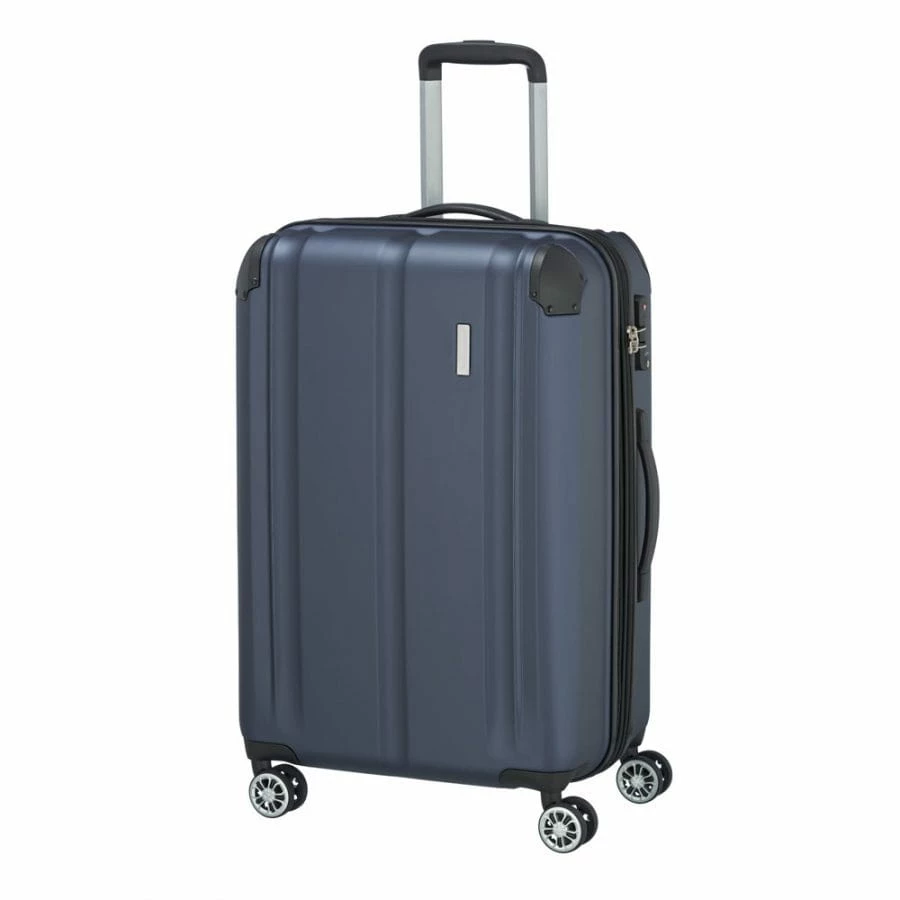 Travelite City 4-Rollen Trolley M 68 Cm Marine 3 Travelite City 4-Rollen Trolley M 68 Cm Marine