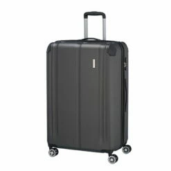 Travelite City 4-Rollen Trolley L 77 Cm Anthrazit