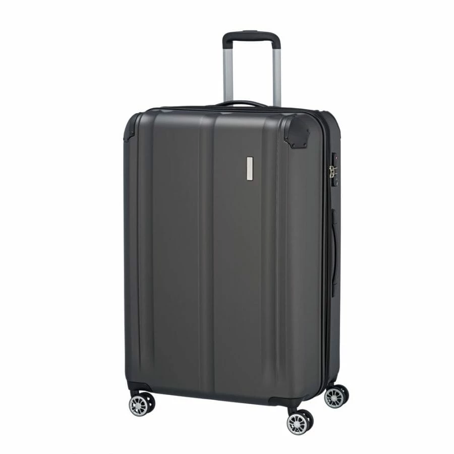 Travelite City 4-Rollen Trolley L 77 Cm Anthrazit 3 Travelite City 4-Rollen Trolley L 77 Cm Anthrazit