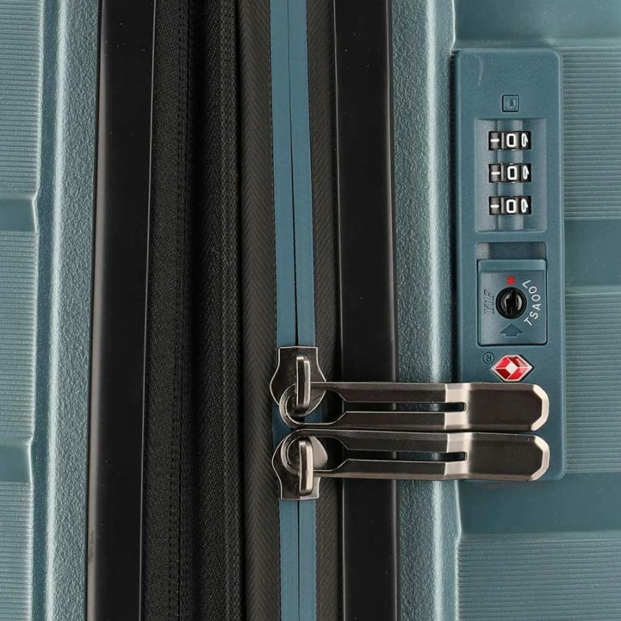 Travelite Air Base 4-Rollen Trolley M 67 Cm Eisblau 7 Travelite Air Base 4-Rollen Trolley M 67 Cm Eisblau – Bild 5