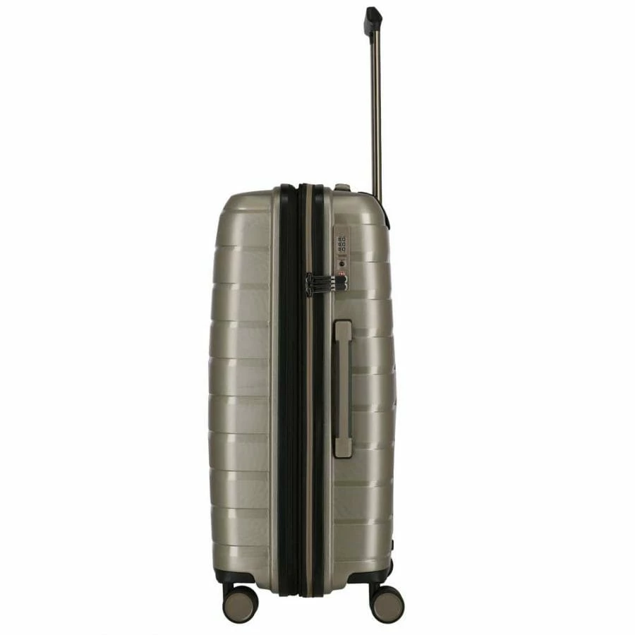 Travelite Air Base 4-Rollen Trolley M 67 Cm Champagner 4 Travelite Air Base 4-Rollen Trolley M 67 Cm Champagner – Bild 2