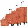 Travelite Miigo Trolley-Set 4tlg S-M-L Und Bordtasche Safran -TROLLEY Verkäufe 092740 87 900x900