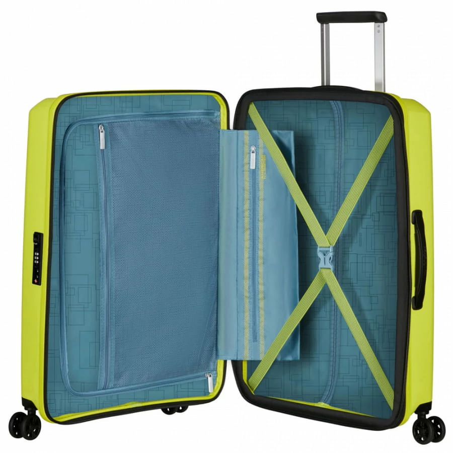 American Tourister Aerostep Trolley M 67 Cm Light Lime 6 American Tourister Aerostep Trolley M 67 Cm Light Lime – Bild 4