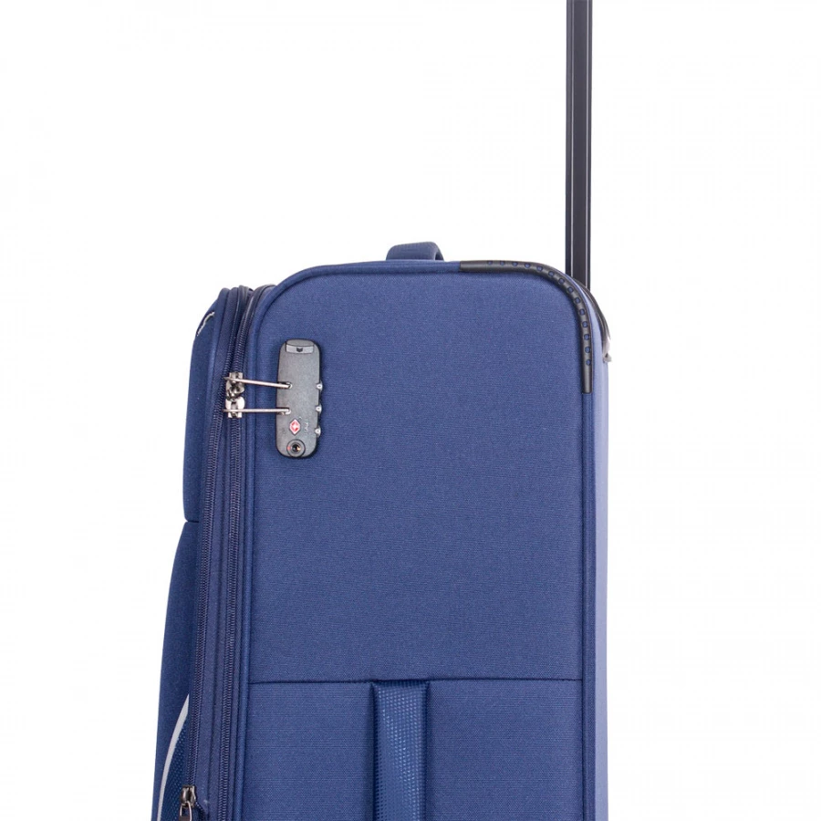 Stratic Strong 4-Rollen Trolley L 78 Cm Navy 9 Stratic Strong 4-Rollen Trolley L 78 Cm Navy – Bild 7