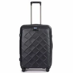 Stratic Leather And More 4-Rollen Trolley M 66 Cm Matt Black