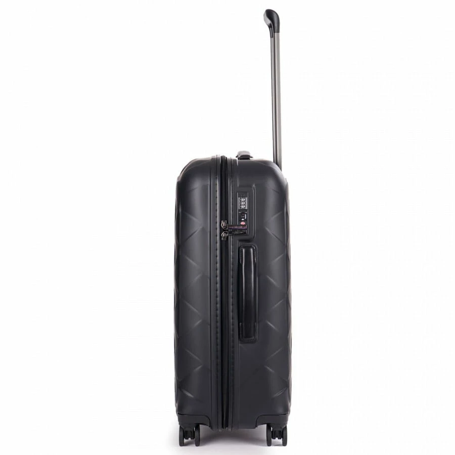 Stratic Leather And More 4-Rollen Trolley M 66 Cm Matt Black 4 Stratic Leather And More 4-Rollen Trolley M 66 Cm Matt Black – Bild 2