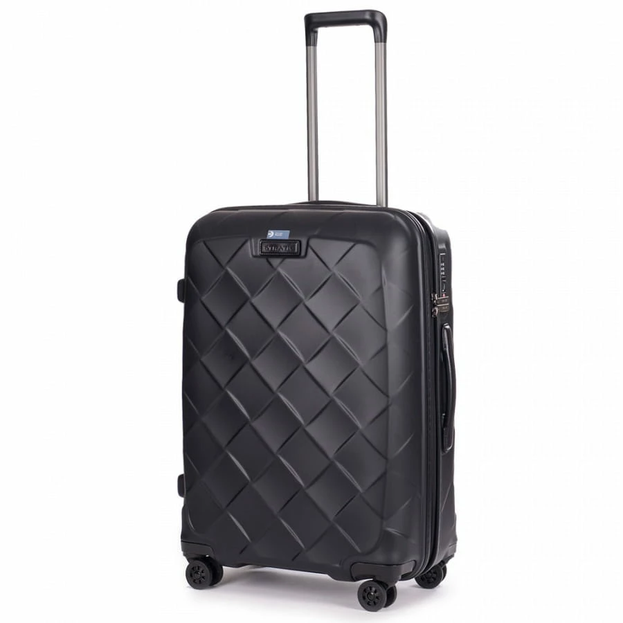 Stratic Leather And More 4-Rollen Trolley M 66 Cm Matt Black 8 Stratic Leather And More 4-Rollen Trolley M 66 Cm Matt Black – Bild 6