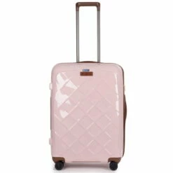 Stratic Leather And More 4-Rollen Trolley M 66 Cm Rose