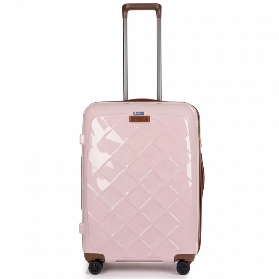 Stratic Leather And More 4-Rollen Trolley M 66 Cm Rose 3 Stratic Leather And More 4-Rollen Trolley M 66 Cm Rose