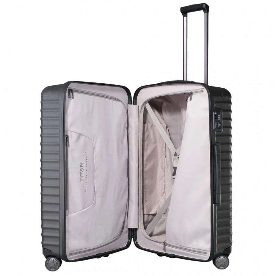 Titan Litron 4-Rollen Trolley L 75 Cm Schwarz 6 Titan Litron 4-Rollen Trolley L 75 Cm Schwarz – Bild 4