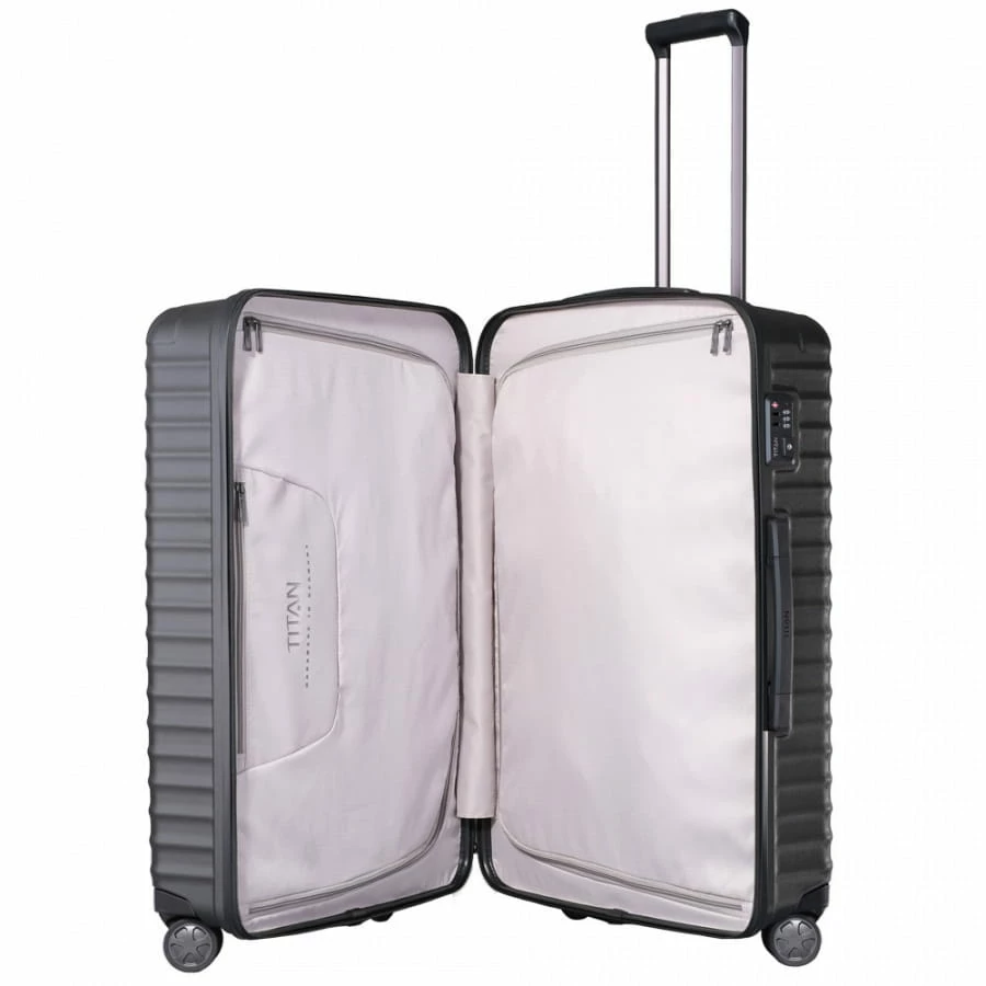 Titan Litron 4-Rollen Trolley L 75 Cm Schwarz 7 Titan Litron 4-Rollen Trolley L 75 Cm Schwarz – Bild 5