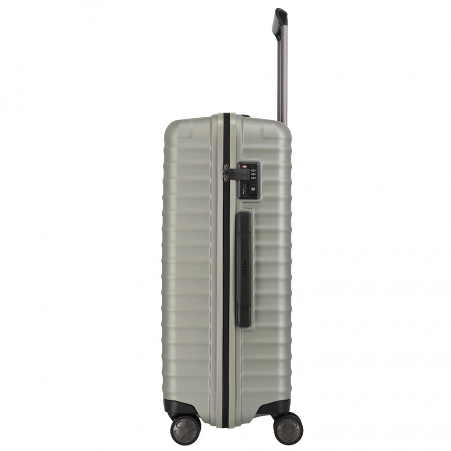 Titan Litron 4-Rollen Trolley M 69 Cm Champagner 4 Titan Litron 4-Rollen Trolley M 69 Cm Champagner – Bild 2