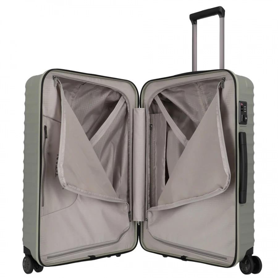 Titan Litron 4-Rollen Trolley M 69 Cm Champagner 7 Titan Litron 4-Rollen Trolley M 69 Cm Champagner – Bild 5