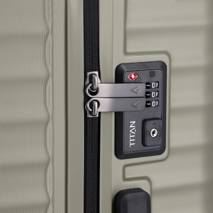 Titan Litron 4-Rollen Trolley S 55 Cm Champagner 9 Titan Litron 4-Rollen Trolley S 55 Cm Champagner – Bild 7