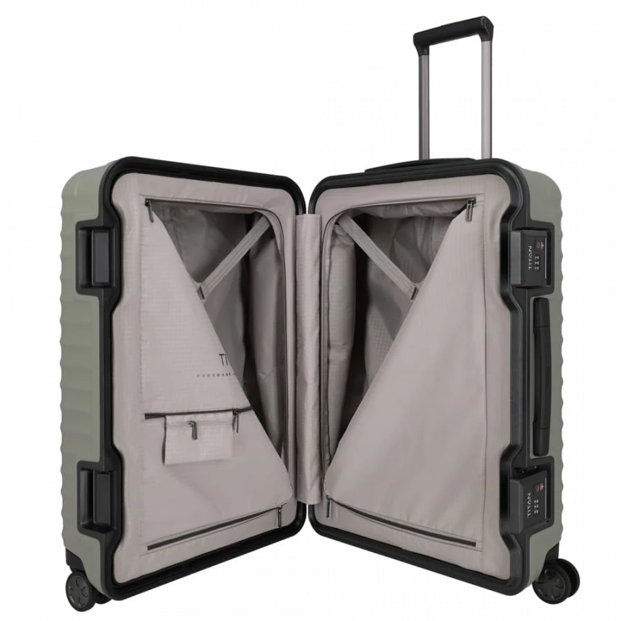 Titan Litron Frame 4-Rollen Trolley M 69 Cm Champagner 6 Titan Litron Frame 4-Rollen Trolley M 69 Cm Champagner – Bild 4