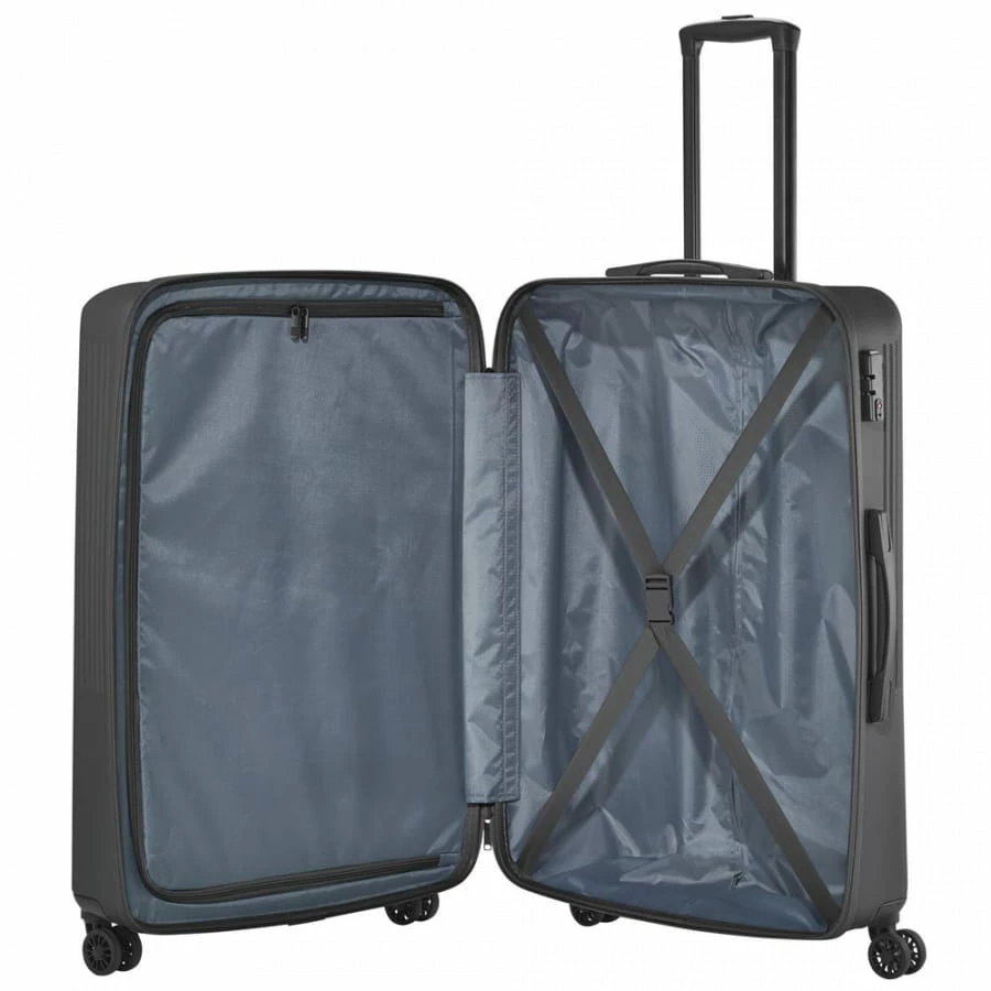 Travelite Bali 4-Rollen Trolley L 77 Cm Anthrazit 6 Travelite Bali 4-Rollen Trolley L 77 Cm Anthrazit – Bild 4