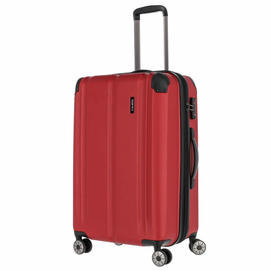 Travelite City 4-Rollen Trolley M 68 Cm Rot 3 Travelite City 4-Rollen Trolley M 68 Cm Rot
