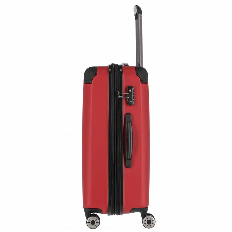 Travelite City 4-Rollen Trolley M 68 Cm Rot 4 Travelite City 4-Rollen Trolley M 68 Cm Rot – Bild 2