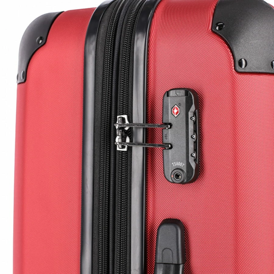 Travelite City 4-Rollen Trolley M 68 Cm Rot 9 Travelite City 4-Rollen Trolley M 68 Cm Rot – Bild 7