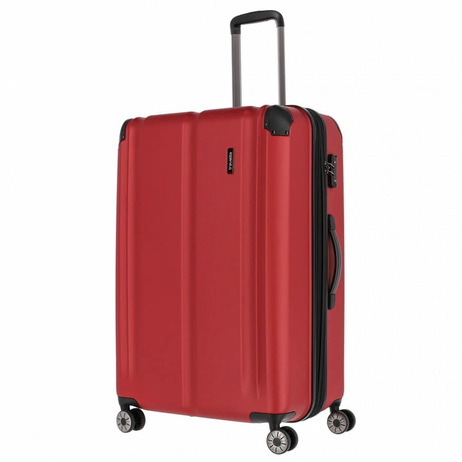 Travelite City 4-Rollen Trolley L 77 Cm Rot 3 Travelite City 4-Rollen Trolley L 77 Cm Rot
