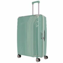 Travelite Elvaa 4-Rollen Trolley L 77 Cm Seegrün