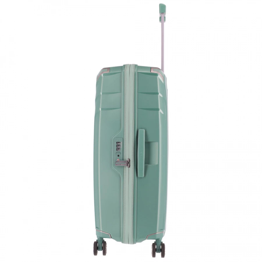 Travelite Elvaa 4-Rollen Trolley L 77 Cm Seegrün 4 Travelite Elvaa 4-Rollen Trolley L 77 Cm Seegrün – Bild 2