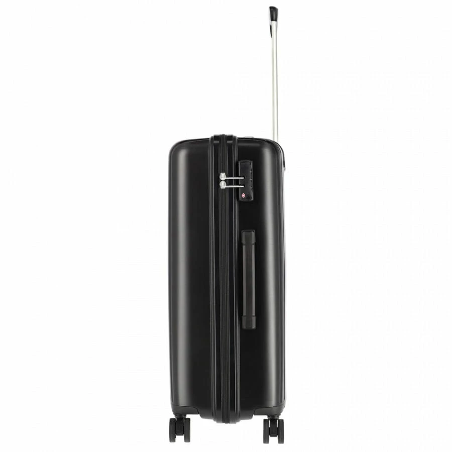Travelite Vaka 4-Rollen Trolley M 65 Cm Schwarz 4 Travelite Vaka 4-Rollen Trolley M 65 Cm Schwarz – Bild 2