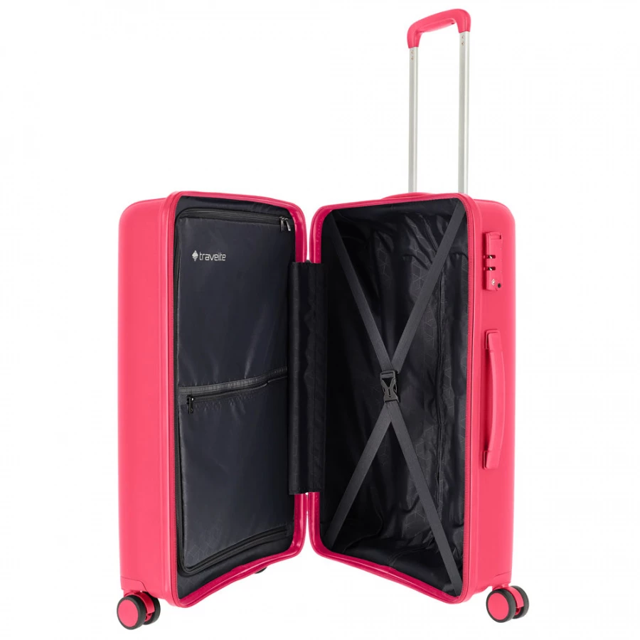 Travelite Vaka 4-Rollen Trolley M 65 Cm Cyclam 6 Travelite Vaka 4-Rollen Trolley M 65 Cm Cyclam – Bild 4
