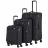 Travelite Chios Trolley-Set S-M-L Schwarz 1 Travelite Chios Trolley-Set S-M-L Schwarz -TROLLEY Verkäufe 80040 01 1 900x900