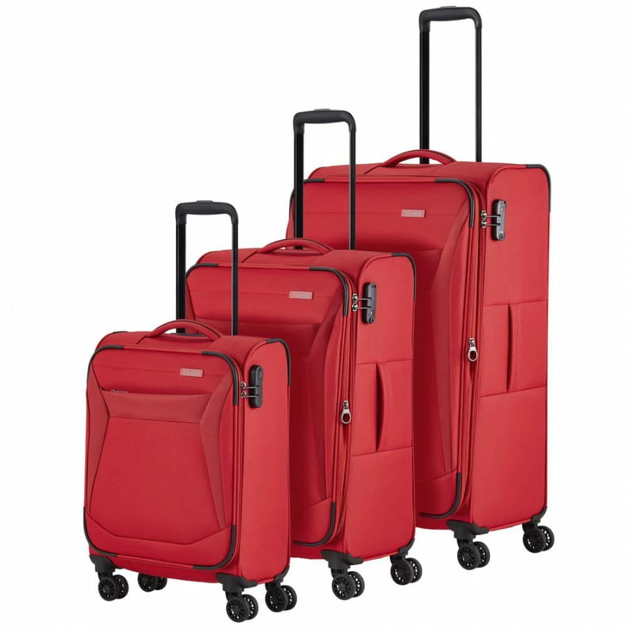 Travelite Chios Trolley-Set S-M-L Rot 3 Travelite Chios Trolley-Set S-M-L Rot