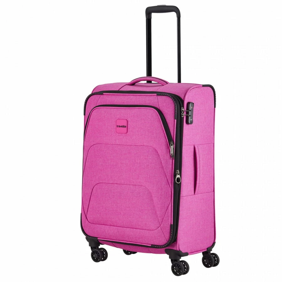 Travelite Adria 4-Rollen Trolley M 67 Cm Pink 3 Travelite Adria 4-Rollen Trolley M 67 Cm Pink