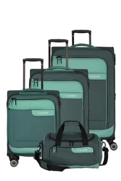 Travelite Viia 3-tlg. Koffer-Set + Reisetasch