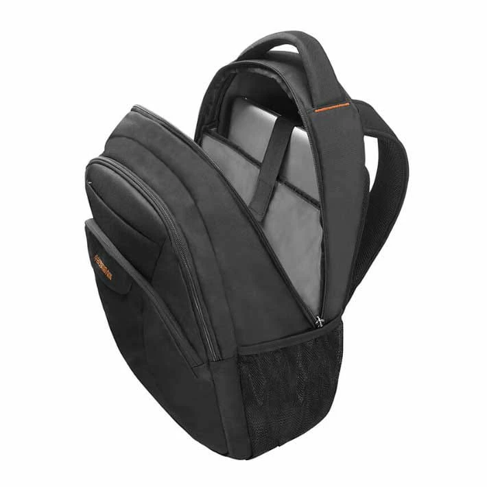 American Tourister At Work Laptop-Rucksack 14,1 Zoll Black Black-Orange 6 American Tourister At Work Laptop-Rucksack 14,1 Zoll Black Black-Orange – Bild 4
