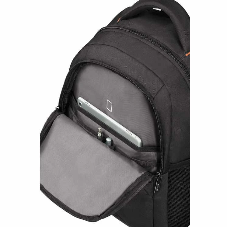 American Tourister At Work Laptop-Rucksack 14,1 Zoll Black Black-Orange 7 American Tourister At Work Laptop-Rucksack 14,1 Zoll Black Black-Orange – Bild 5