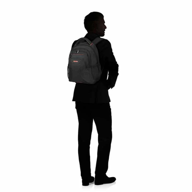 American Tourister At Work Laptop-Rucksack 14,1 Zoll Black Black-Orange 8 American Tourister At Work Laptop-Rucksack 14,1 Zoll Black Black-Orange – Bild 6