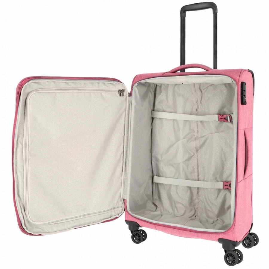 Travelite Boja 4-Rollen Trolley M 67 Cm Pink 6 Travelite Boja 4-Rollen Trolley M 67 Cm Pink – Bild 4
