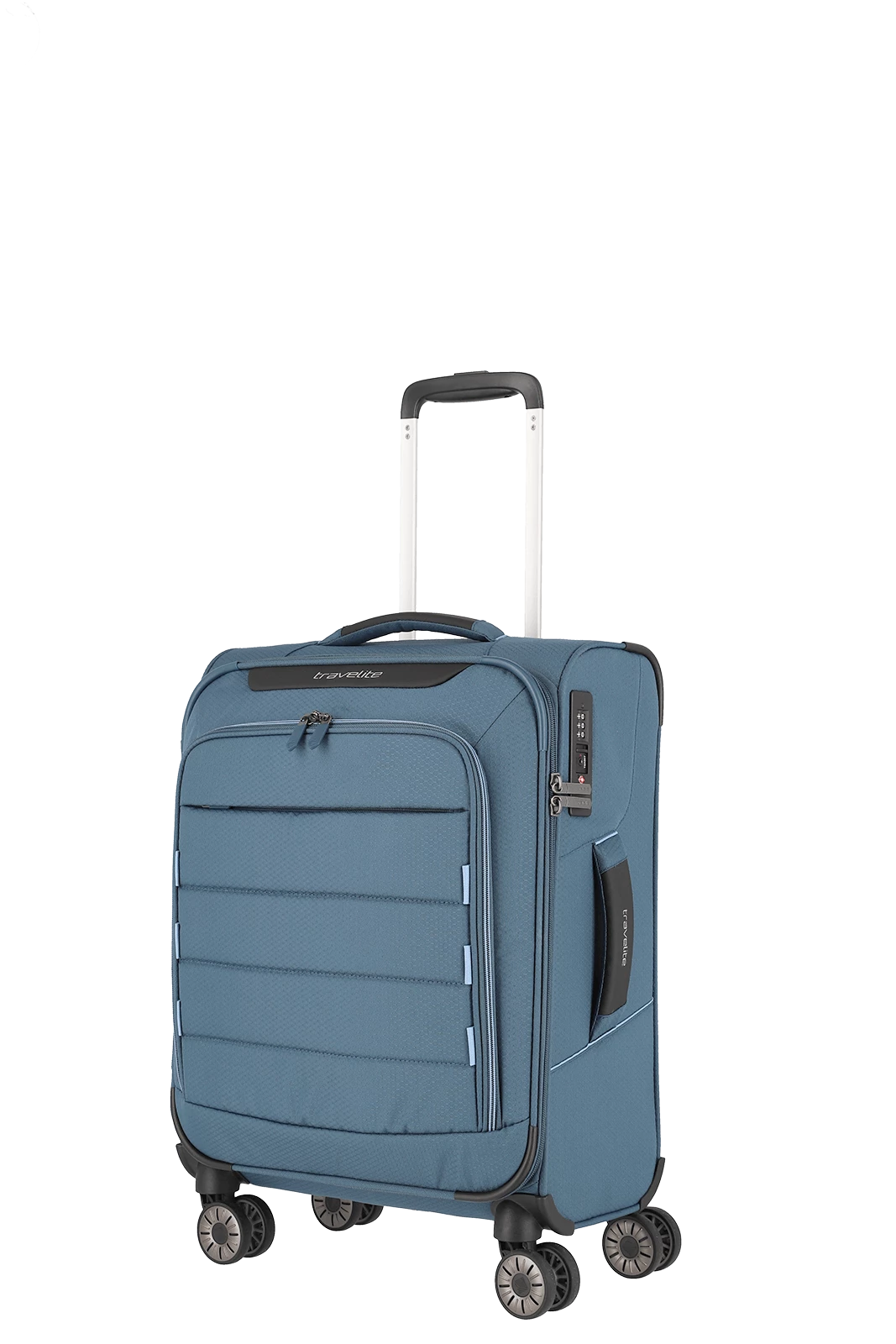 Travelite Skaii 4-Rollen Trolley S 55 Cm Panoramablau 5 Travelite Skaii 4-Rollen Trolley S 55 Cm Panoramablau – Bild 3