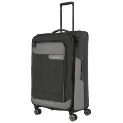 Travelite Viia 4-Rollen Trolley L 77 Cm Schiefer