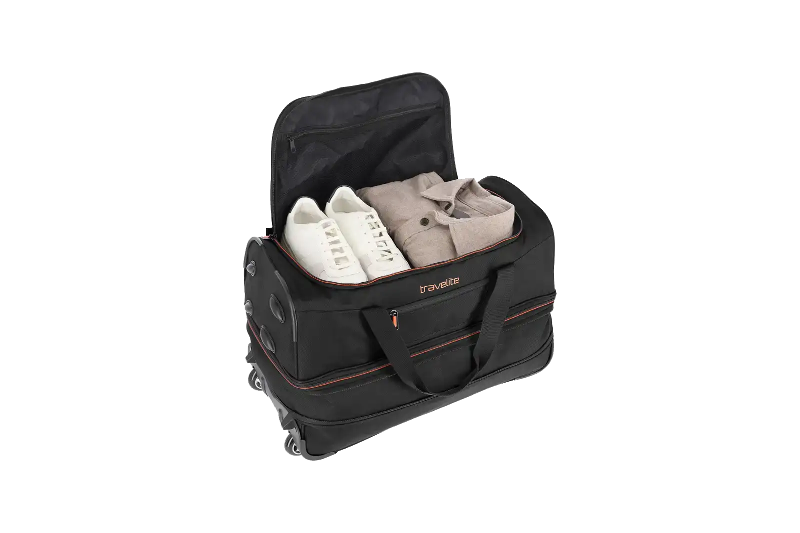 Travelite Basics Trolley Reisetasche S 55 Cm Schwarz 7 Travelite Basics Trolley Reisetasche S 55 Cm Schwarz – Bild 5