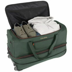 Travelite Basics Trolley Reisetasche L 70 Cm Dunkelgrün -TROLLEY Verkäufe 96276 86 4 900x900