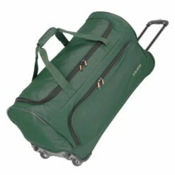 Travelite Basics Fresh Trolley Reisetasche 71 Cm Dunkelgrün