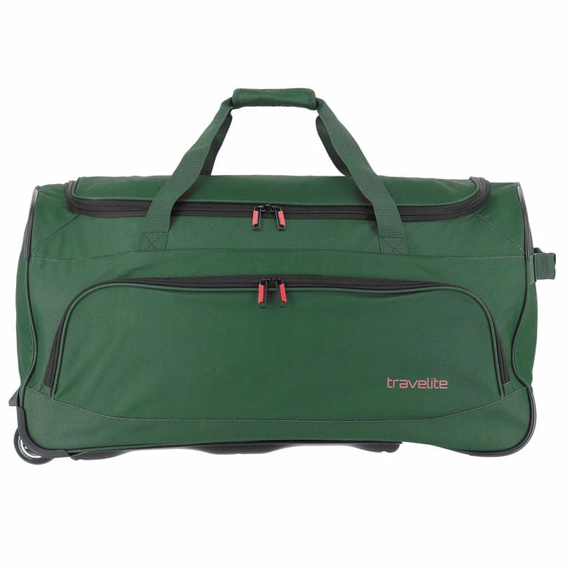 Travelite Basics Fresh Trolley Reisetasche 71 Cm Dunkelgrün 4 Travelite Basics Fresh Trolley Reisetasche 71 Cm Dunkelgrün – Bild 2