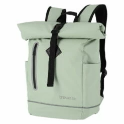Travelite Basics Roll-Up Rucksack Hellgrün