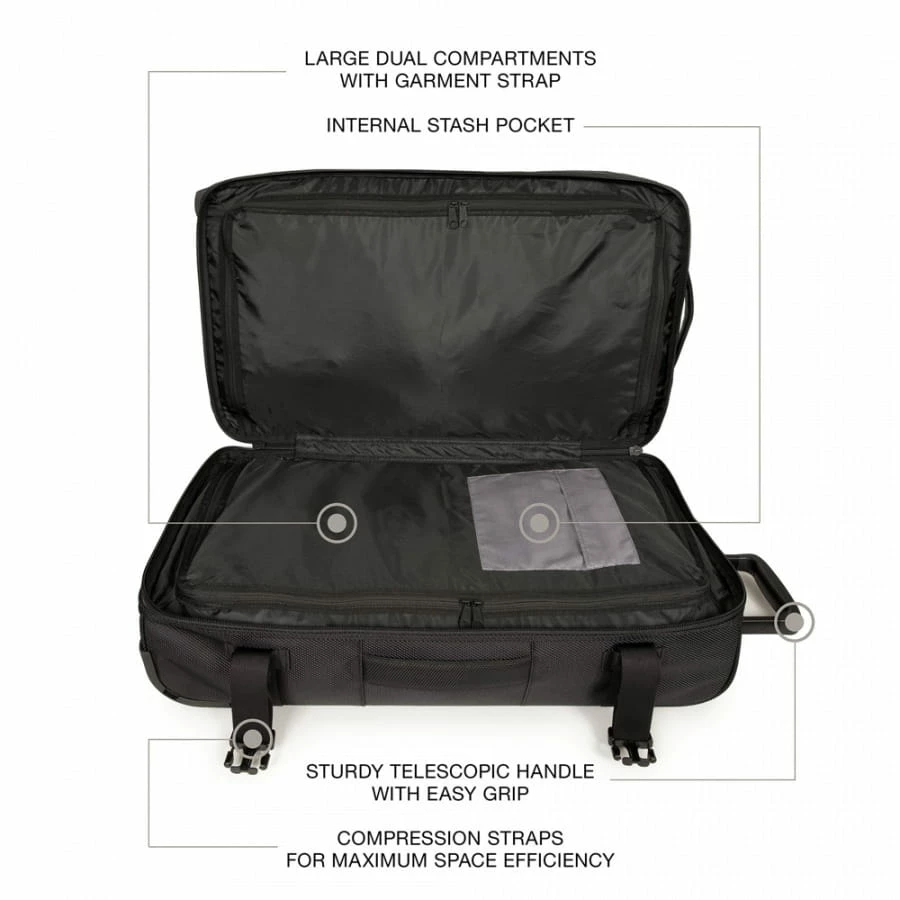 Eastpak Tranverz Cnnct Trolley M 67 Cm Coat 4 Eastpak Tranverz Cnnct Trolley M 67 Cm Coat – Bild 2