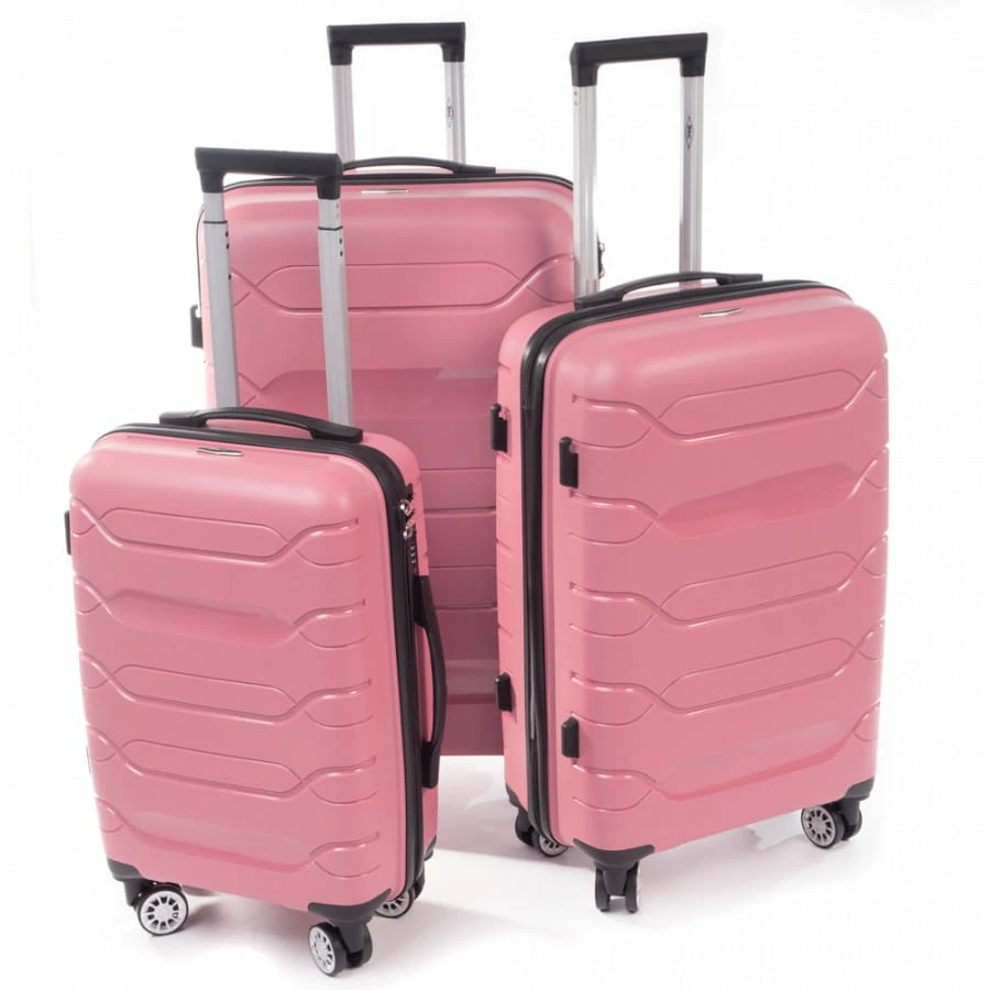 RGL PP2 Trolley-Set S-M-L Rosenrot 3 RGL PP2 Trolley-Set S-M-L Rosenrot