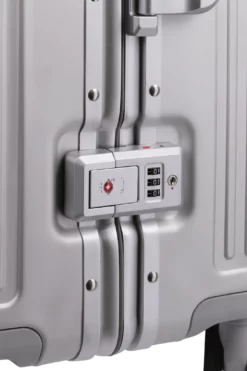 Travelite Next Trolley L -TROLLEY Verkäufe travelite alu koffer next silber tsa schloss 1