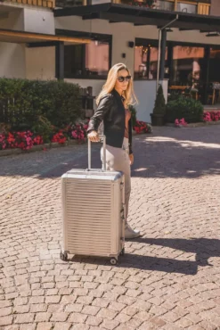 Travelite Next Trolley L -TROLLEY Verkäufe travelite Ambiente Next L silber